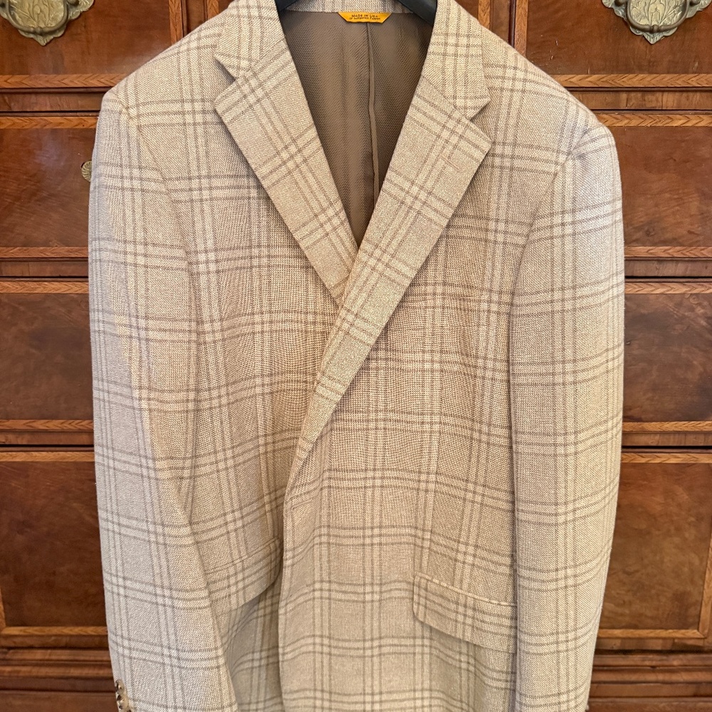 Hickey Freeman Tan Jacket